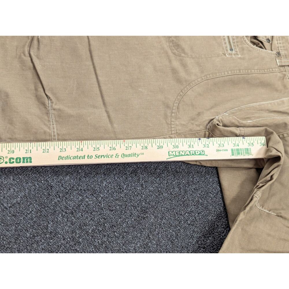 Kuhl Pants Mens 32 x 32 Crag Series Camp Brown Outdoor Hiking Trail Rugged - Picture 11 of 12